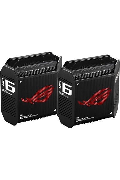 ASUS ROG Rapture GT6 (2PK) AX10000 Tri-Band WiFi 6 Gaming Mesh System - Black