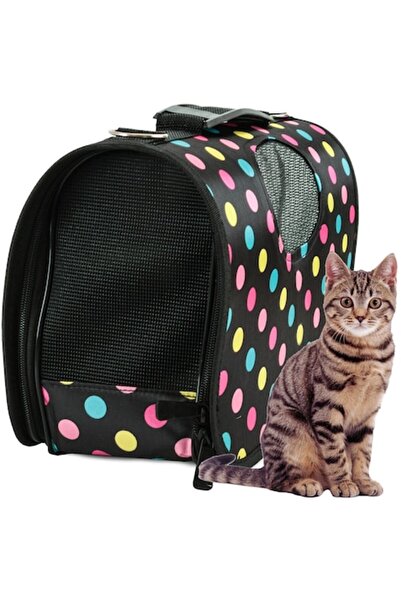 OEM Pet carrier bag, size L, ventilated, 45x20x26 cm, durable textile, black ...