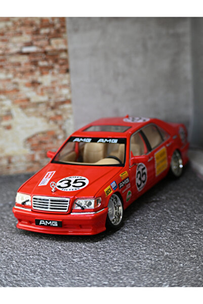 bebeym Mercedes 300 SEL Metal Model Araç - 1:24 Mercedes Benz 300 SEL 6.3 Metal Oyuncak Araba