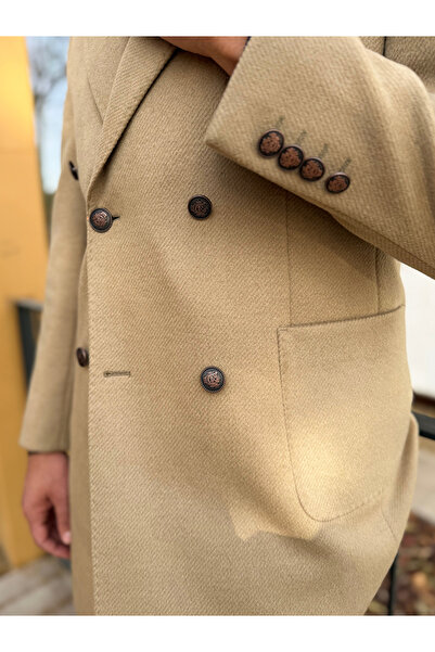 Avni Ceylan Men's Premium Slim Fit Cashmere Coat