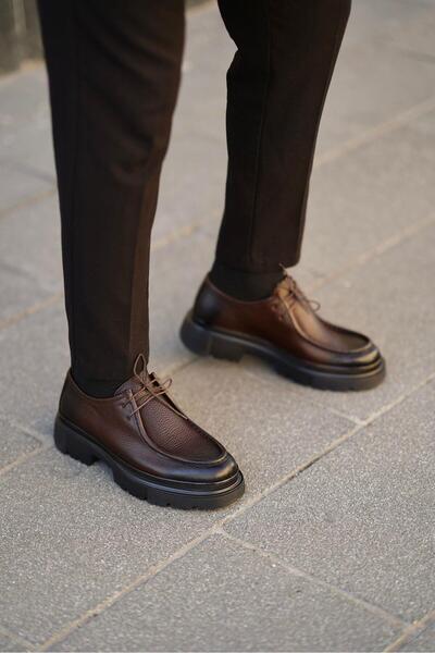 Ahmed Hamdi Bey Mateo Brown Men's Leather Shoes