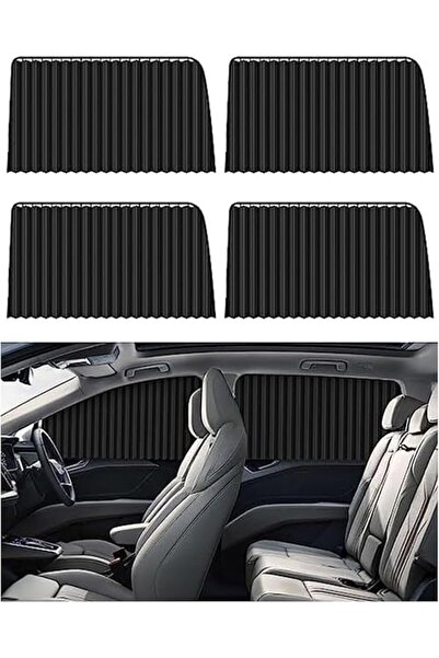 Generic Magnetic Car Side Window Sunshades - Privacy & Cooling, Black, 4 Piec...
