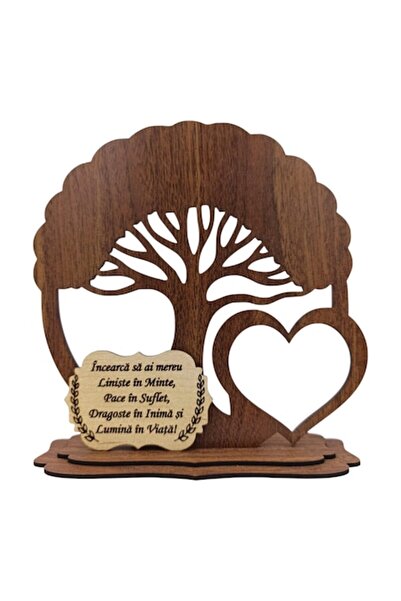 OEM Placă de brad din lemn pentru familie/prieteni „Încearcă să ai mereu...” ...