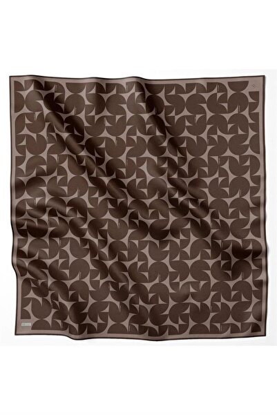 Belli Μεταξωτό μαντήλι Twill - 4117-86 Καφέ