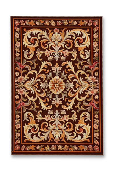 Rugs Modern Halı سجادة MOSSO ذات الطابع البني ذات النقوش التقليدية ذات النمط ...