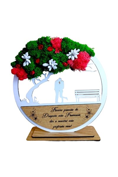 OEM Tablou personalizat Copacul Vieții cu mesaj standard, mușchi stabilizat, ...