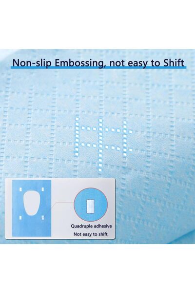 Generic Disposable Toilet Seat Cover, 50 pcs, 40x60 cm, Portable Waterproof Travel Covers