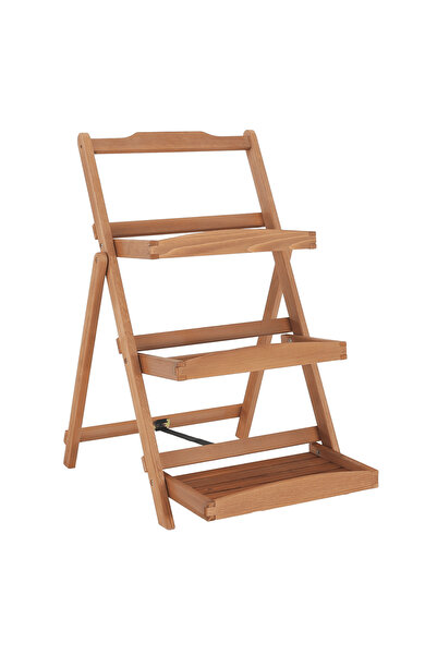 DEC53 Raft Impero din lemn de arin cu 3 rafturi 50x64x80.5 cm