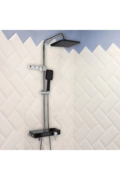 OEM Shower Column with LCD Display Stainless Steel Black Silver SJG/006