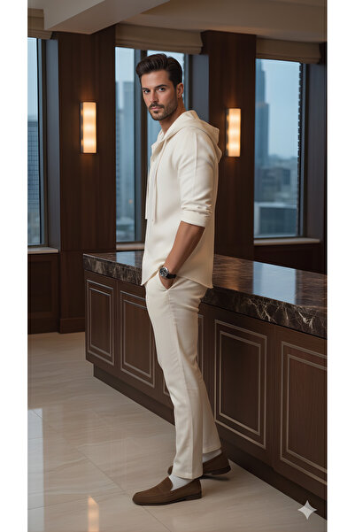 mirach 2-Piece Top and Bottom Set Deluxe Raw Cotton Linen Extra Light Fabric Breathable Design Daily Comfort