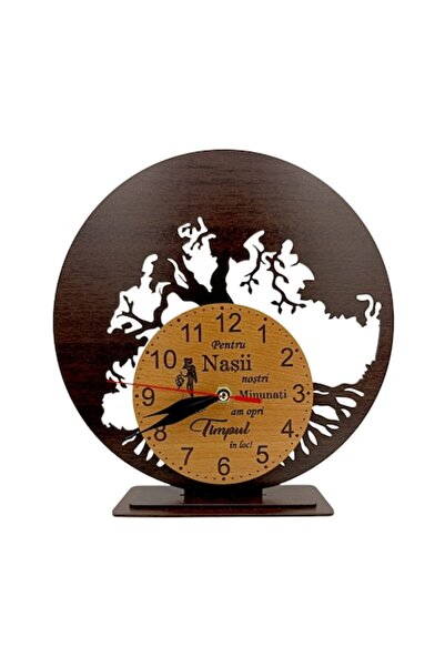 OEM Ceas decorativ cu suport pentru lichen stabilizat, cadou personalizat, 25...