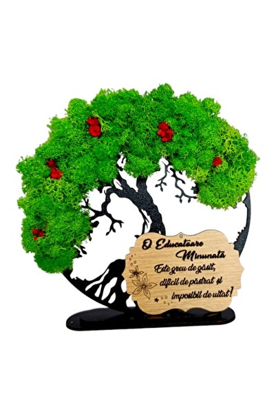 OEM Decor de perete Copacul Vieții cu mușchi stabilizat și flori, personaliza...