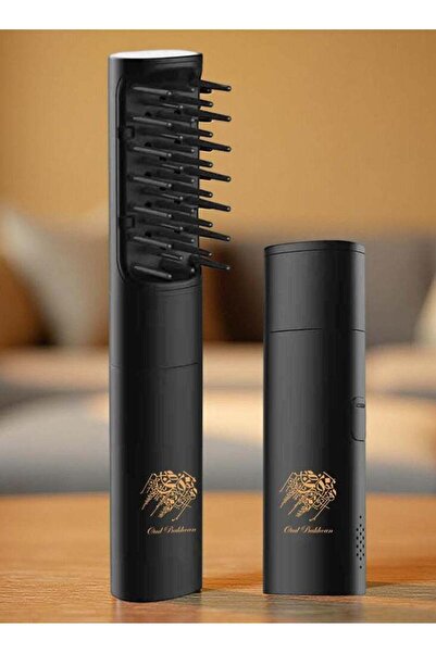 Oud Bakhoan مبخرة بخور صغيرة مطورة بمشط أسود مع خاصية القفل