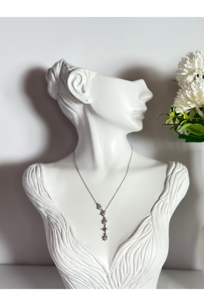 New Meluna Vip Steel Star Model Necklace (60+5 cm)