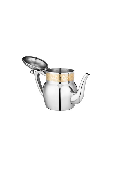 SQUALO ✨ 1.36L Stainless Steel Teapot with Gold Accents – Elegance that complements your tea ritual! ✨