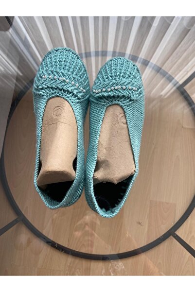 COOYEE El örgüsü ev babeti , çeyizlik patik , örme patik