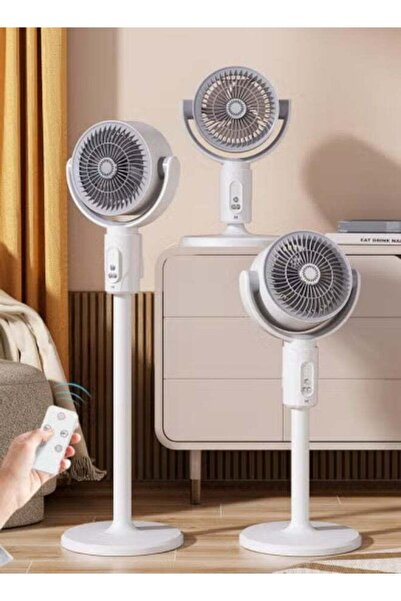 Houmt Pedestal Stand Fan with Remote, 5 Speeds, Aroma Diffuser