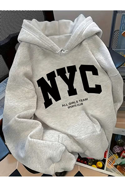 Marco Fresco Unisex Printed Hooded Cotton Sweatshirt Hoodie