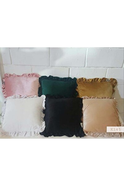 Reiashn Ruffled pillow with multi-colored filling, 45*45 cm