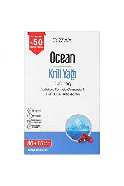 Ocean Krill Oil 30 +15 Softgel Capsules