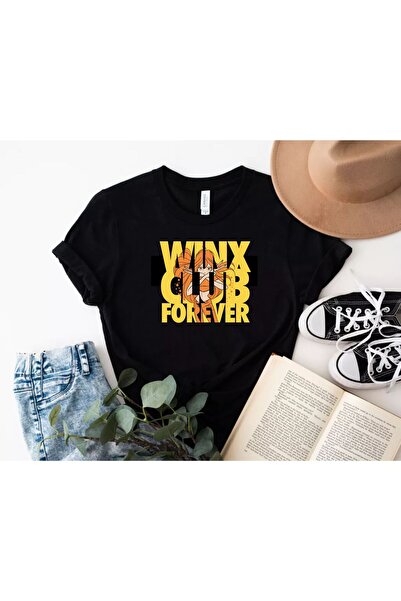 barsdepo Winx Club Printed T-Shirt, Oversized Unisex Tee Shirt Kids / Adult