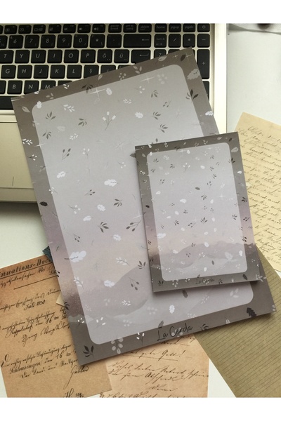 LaCerdaDizayn 2li Çizgisiz Notepad Seti, Memopad, Not Defteri
