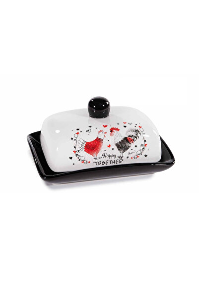 Decorer Unt de pui ceramică multicoloră 17x12x8.5 cm