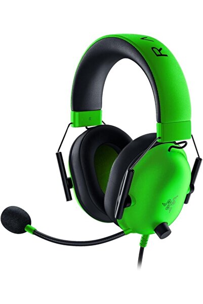 RAZER BlackShark V2 X Gaming Headset - 7.1 Surround, 50mm Drivers, Memory Foam, Wired 3.5mm, Green