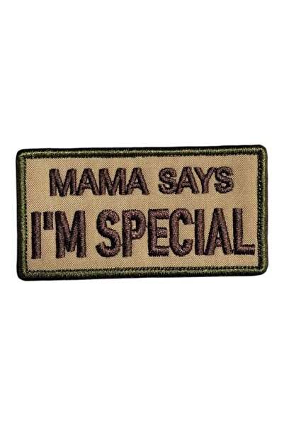 Ex Patch Mama Says I'M Special Embroidery Patch Patch - 8X4 cm