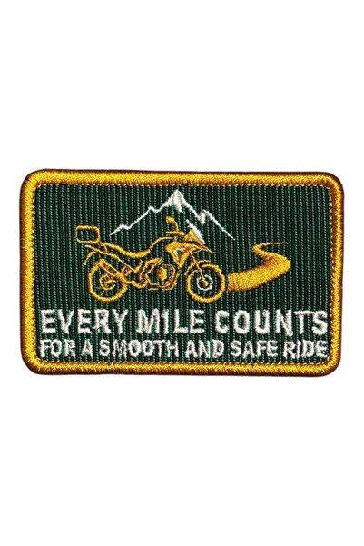 Ex Patch Every Mile Counts Her Mile Matters Embroidery Patch - 8X5 cm