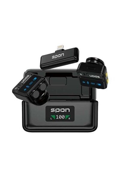 ghlastore ميكروفون لاسلكي (احترافي، ميكروفونات مزدوجة، بلوتوث 5.3)