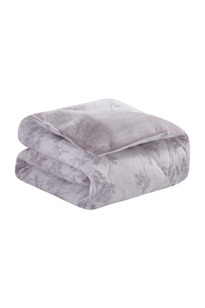 HOURS Horse double-sided fur and velvet winter bedspread suitable for a 200x200cm double bed, 8-piece set (Casey-03)