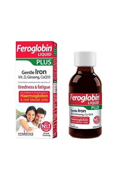 Vitabiotics Feroglobin Lichid Plus 200 ml - Supliment alimentar