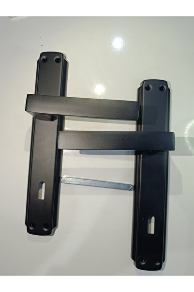 Dündar Metal PANEL - Aynalı siyah kapı kolu 2 Adet Sağ\Sol