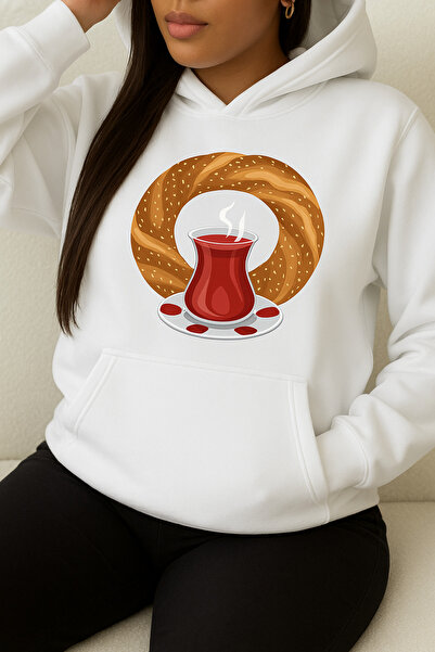 Trendy Sun سويت شيرت للجنسين بغطاء رأس بخيط واحد. عصري وممتع مع الخبز المقرمش...