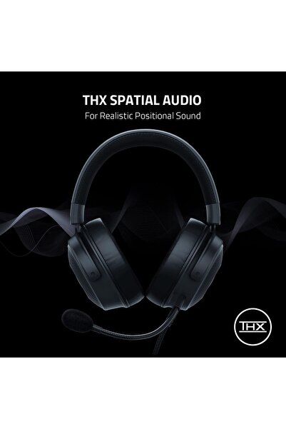 RAZER Kaira X Wired Headset for PS5, PC, Mac and Mobile (Black, Over-Ear, 50mm Triforce Drivers)