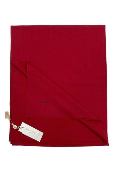 Pierre Cardin شال قطن أحمر كلاريت - موديل 941
