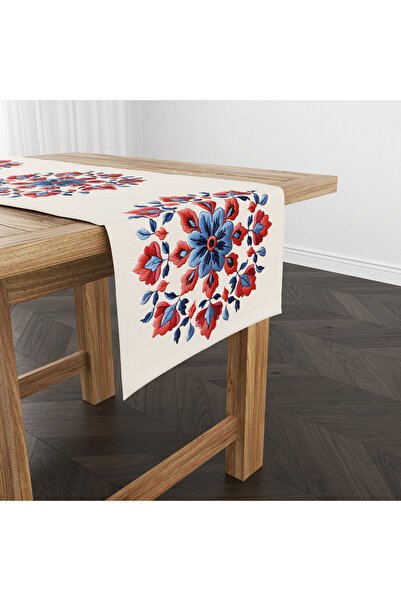 Filamente Digital Printed Runner - New Year / Christmas Patterned - 140X40 cm