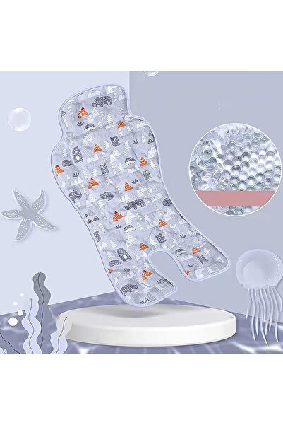 Generic YACMMY Gel Cooling Pad for Baby Car Seat — Breathable, Multi-function (Stroller/High Chair/Safety