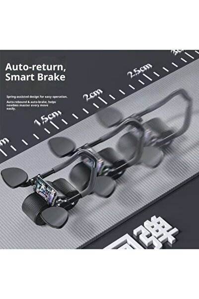 mumtaz sa Pink Non-Slip Soft Rubber Push-Up & Plank Pad with Floor Protection, Ab Roller Exercise Set