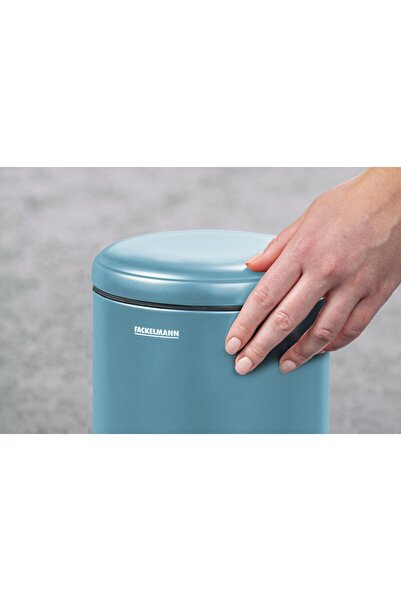 FACKELMANN MILANO 3L waste bin with pedal and internal bucket, for bathroom or small spaces