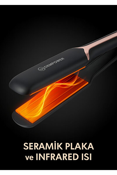 Teknoşık Tost Model Hair Styler 220 ° C Ceramic Coating Fast Heating 360 ° Rotary Cable Tongs