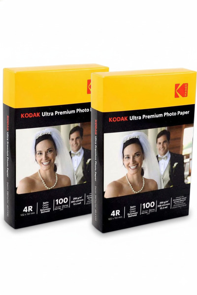 Kodak 10x15 Fotoğraf Kağıdı Satin Mat 260 Gr Inkjet Uyumlu - 200 Adet