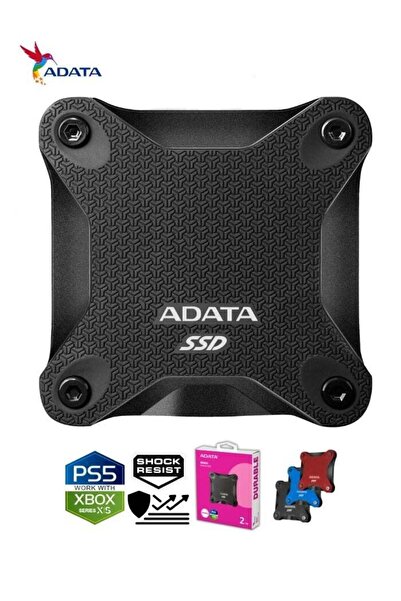 Adata SD620 2TB External Solid State Drive - Shock Resistant, USB 3.2 Gen2x2,...