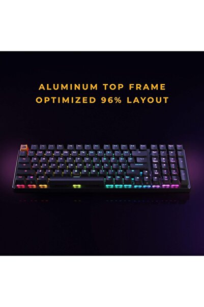 Glorious GMMK 2 Wired Mechanical Keyboard (96%, Black)