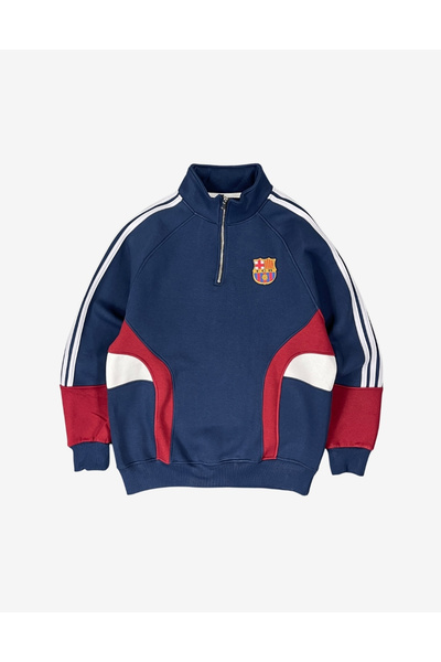 BPM Oversize Half Zip Barcelona Sweatshirt