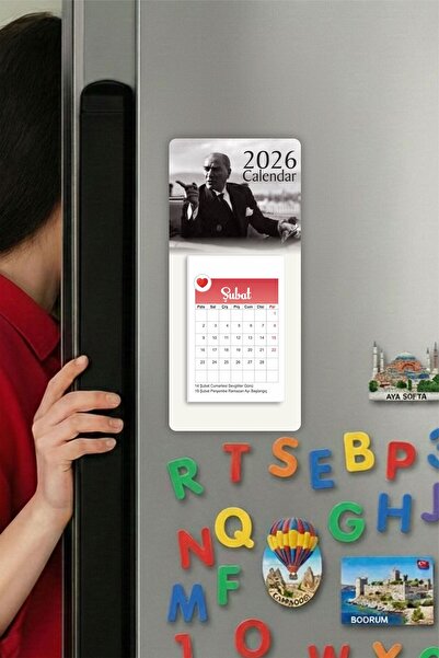 Tieni 2026 Takvimi | Buzdolabı Magnetli Takvim | Refrigerator Magnet Calendar...
