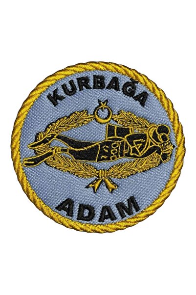 Ex Patch Frogman Embroidery Peç Patch - 9 cm