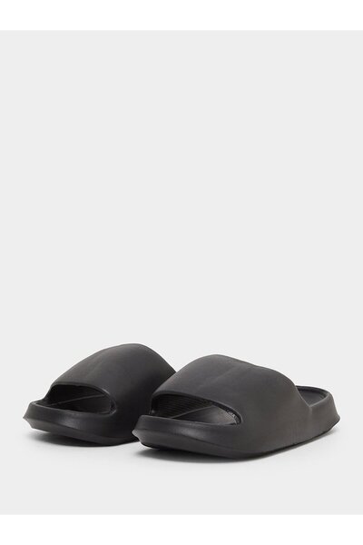 Take Two Solid Thick Sole Bathroom Slippers