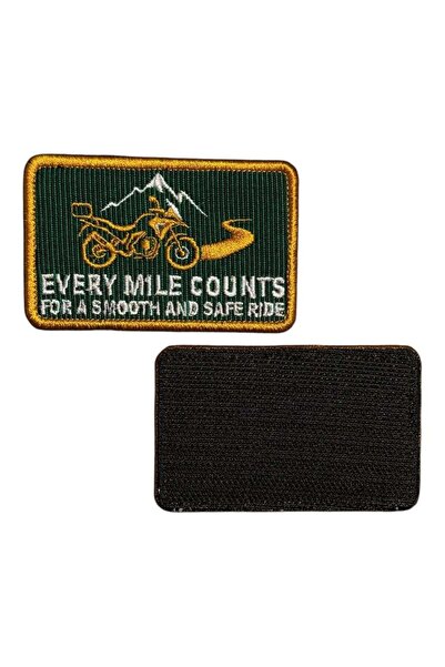 Ex Patch Every Mile Counts Her Mile Matters Embroidery Patch - 8X5 cm